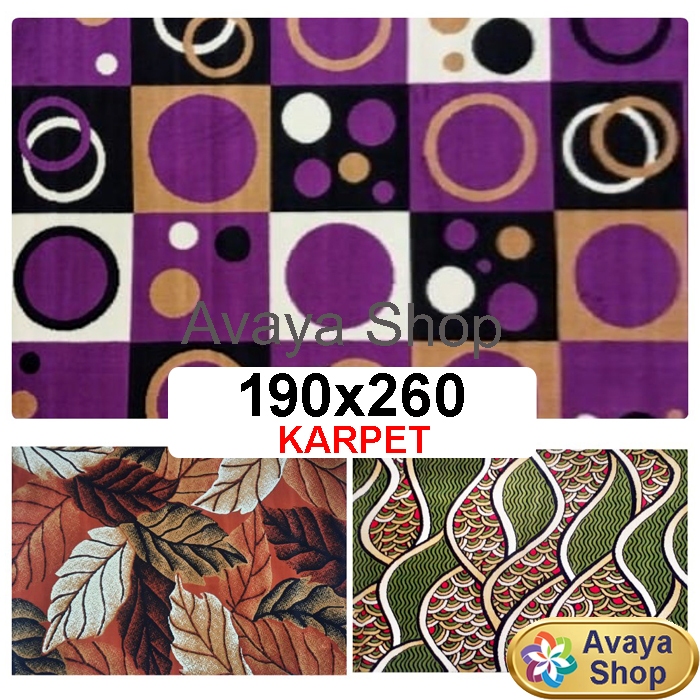 KARPET 190x260 / PERMADANI 190x260 cm / KARPET ALMAYA 190x260 / KARPET MODERNO 190x260