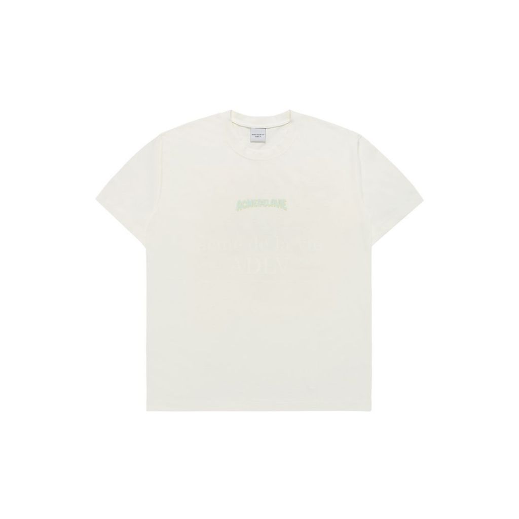 [ADLV] Acmedelavie Rabbit T-Shirt Bear Short Sleeve T-Shirt Cream