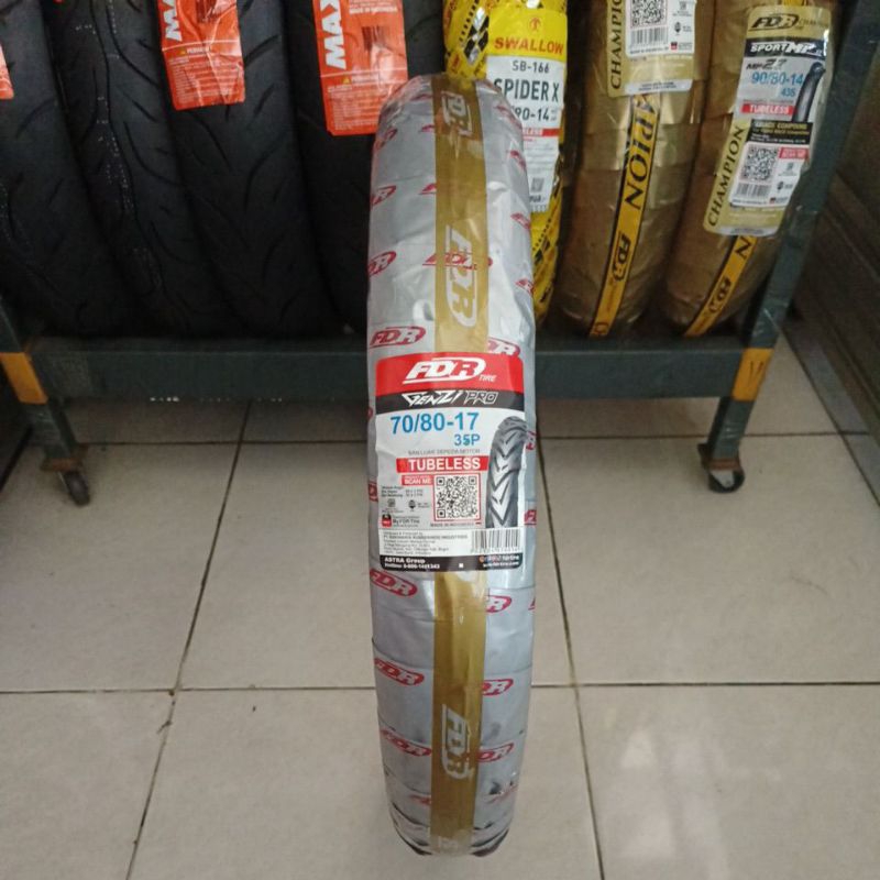 Ban FDR Genzi Pro 70/80 ring 17 Tubeless