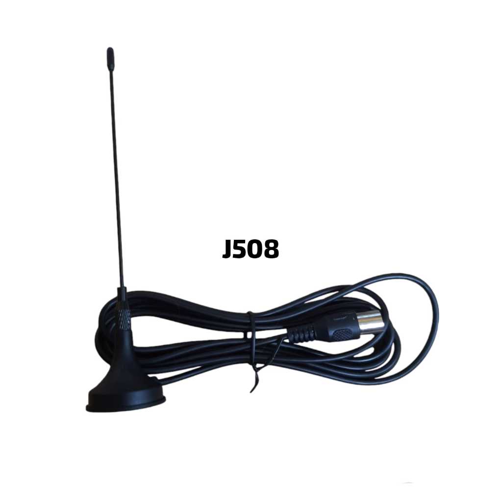 J508 ORIGINAL ANTENA MAGNET TV TELEVISI INDOOR OUTDOOR PENANGKAP SIARAN MODERN SINYAL SIGNAL PEMANCA