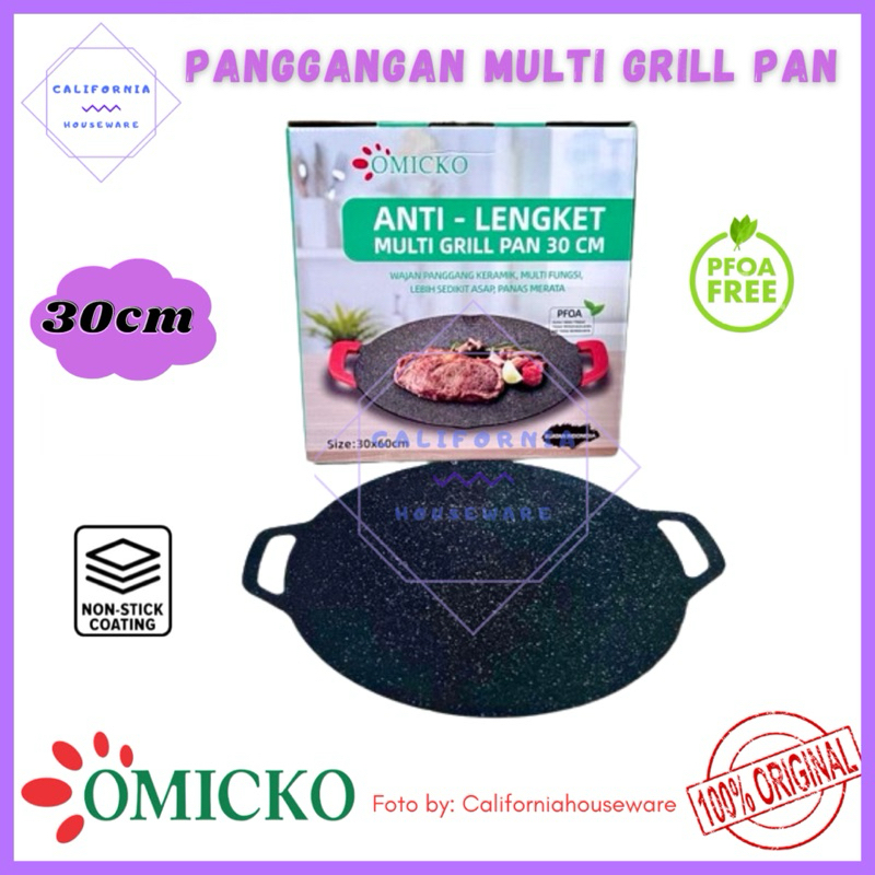 Wajan Panggangan Keramik OMICKO / Panggangan Multi Grill OMICKO