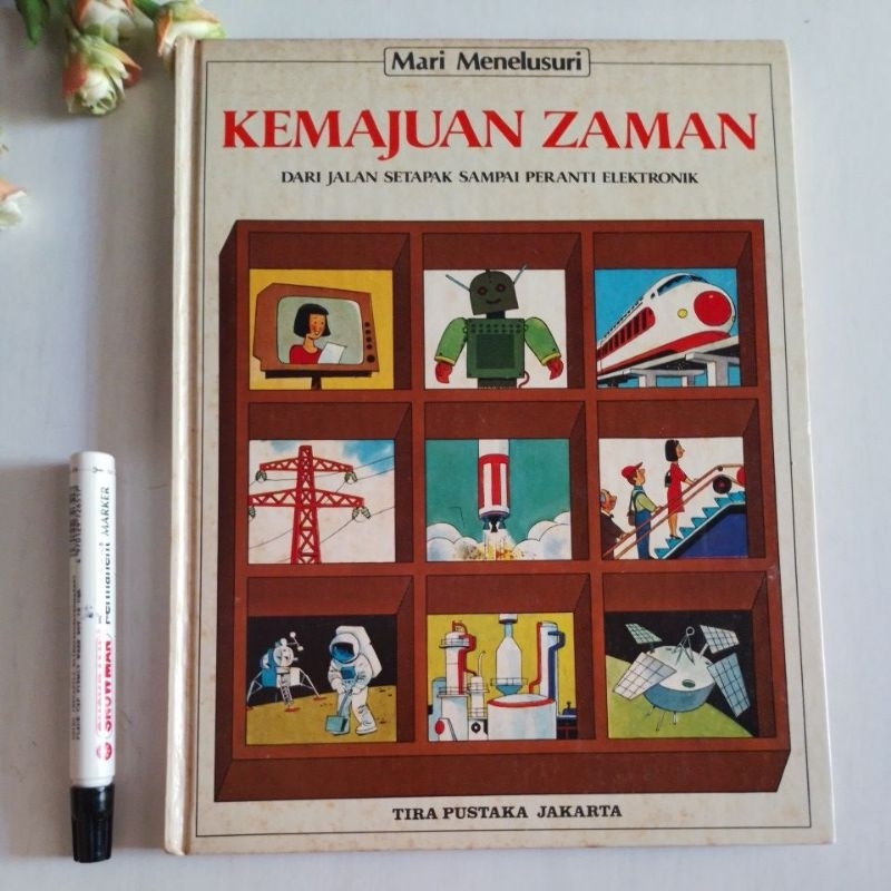 buku anak preloved tentang kemajuan zaman ilustrasi Tony Wolf