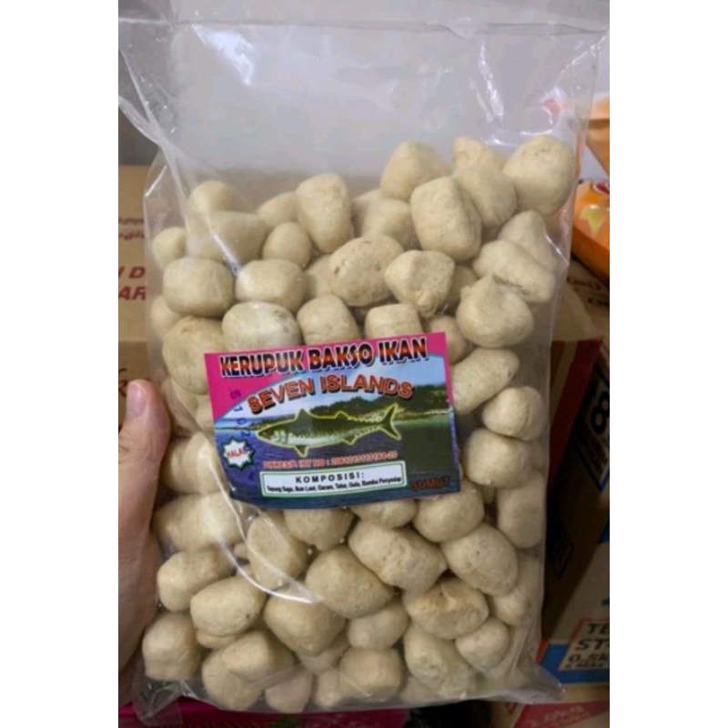 

[PACK] KERUPUK BAKSO IKAN SEVEN ISLAND 200GR / KERUPUK IKAN SEVEN ISLANDS GURIH