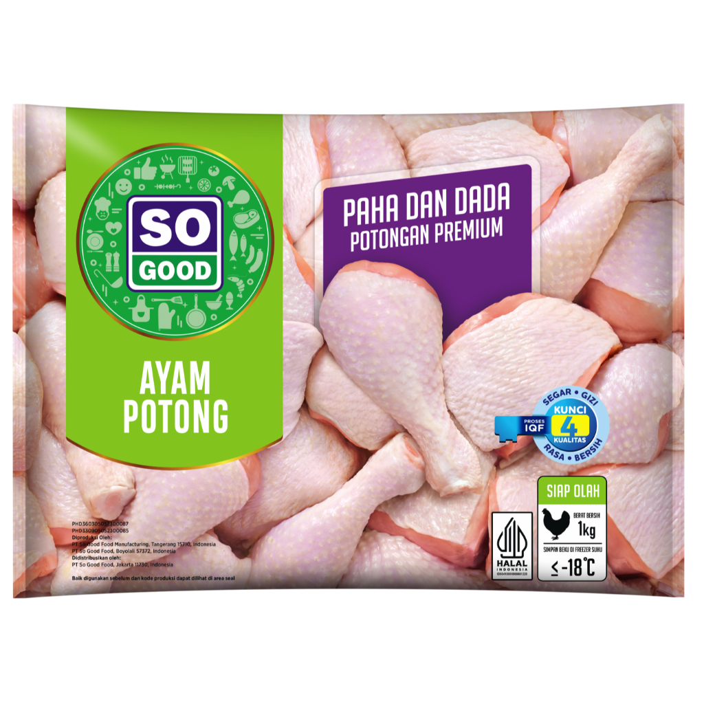 

So Good Ayam Potong Paha Dada 1kg