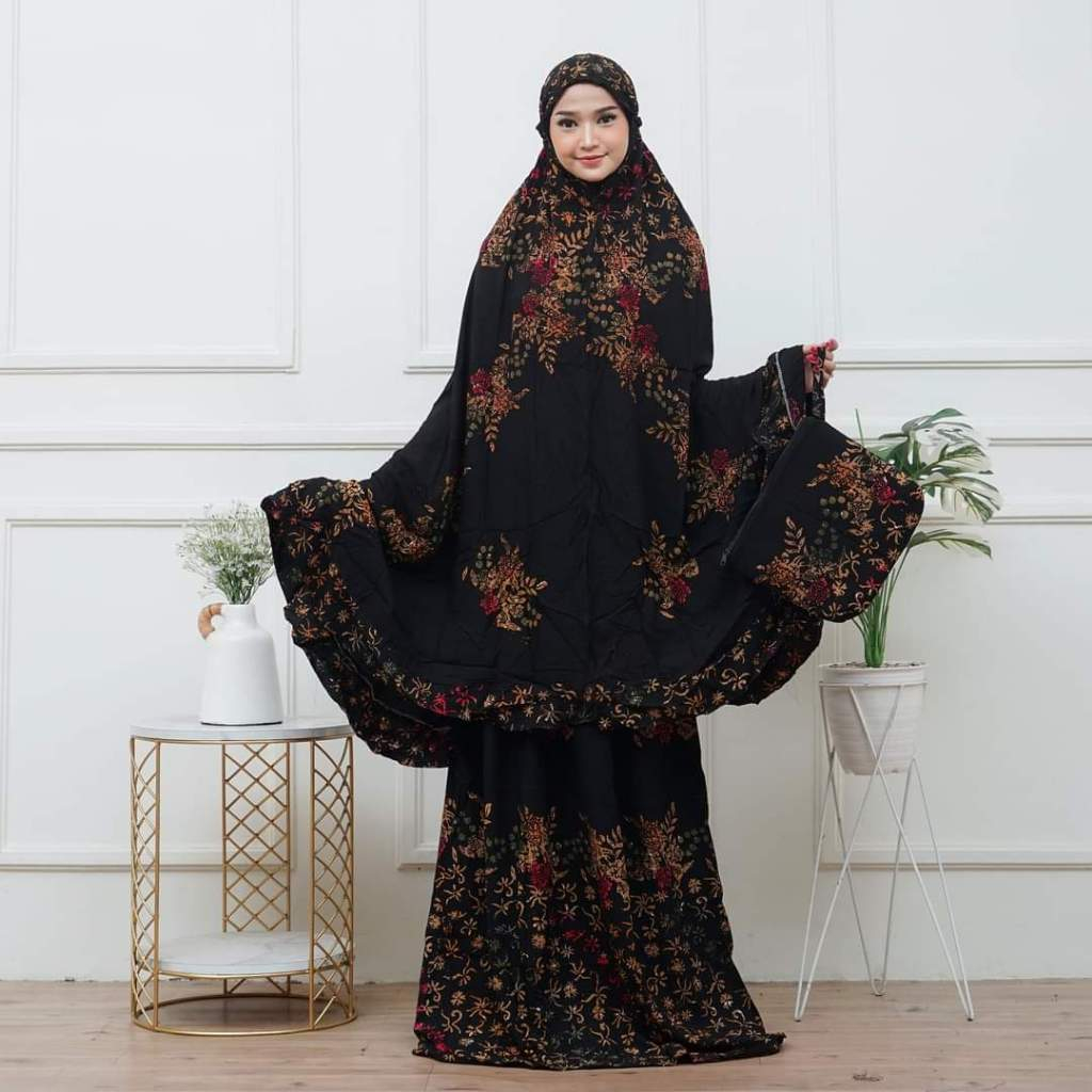 Mukena kain rayon Batik cap colet