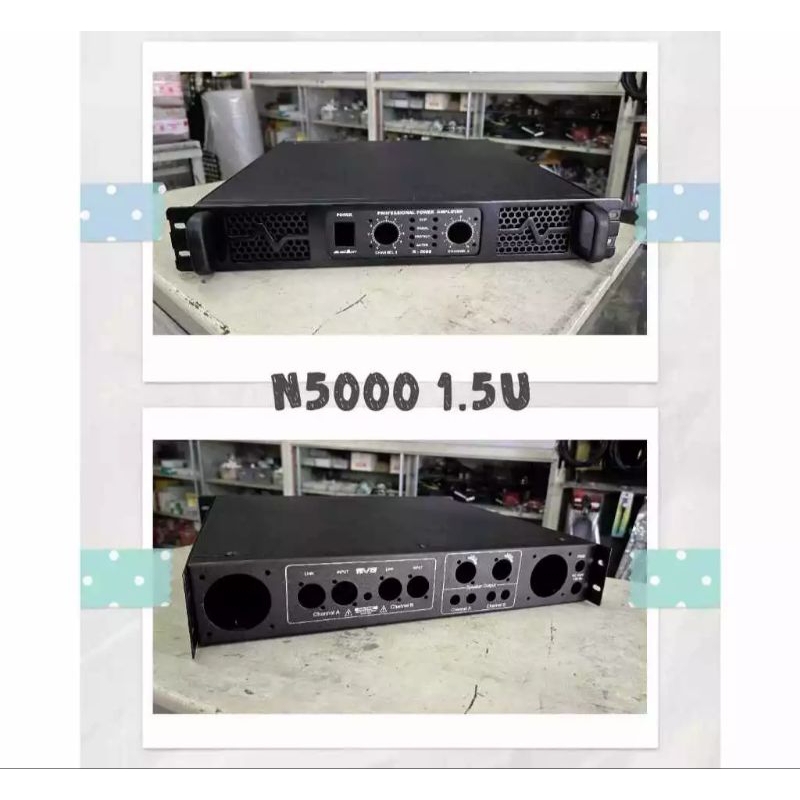 Bok power amplifier N5000 1.5U 2chanel hitam