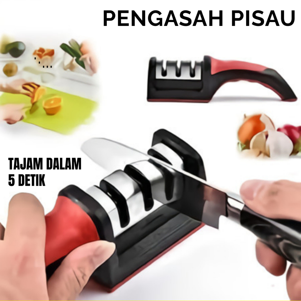 Alat Pengasah Pisau Dan Gunting Stainless Alat Asah Pisau