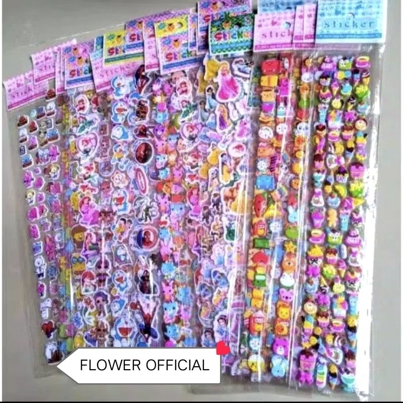 

STIKER PANJANG TIMBUL ISI 20 PCS MIX KARAKTER