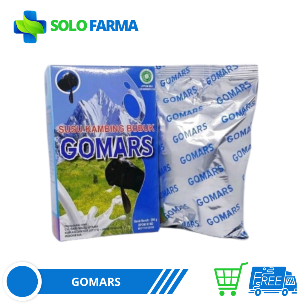 

Gomars Susu Kambing Etawa Bubuk Putih Rasa Original Vanila