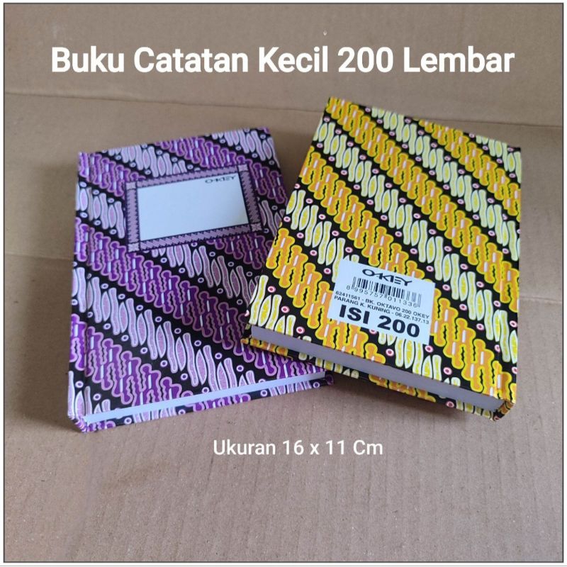 

1 Pcs Buku Tulis Kecil 100 Lembar dan 200 Cover Tebal