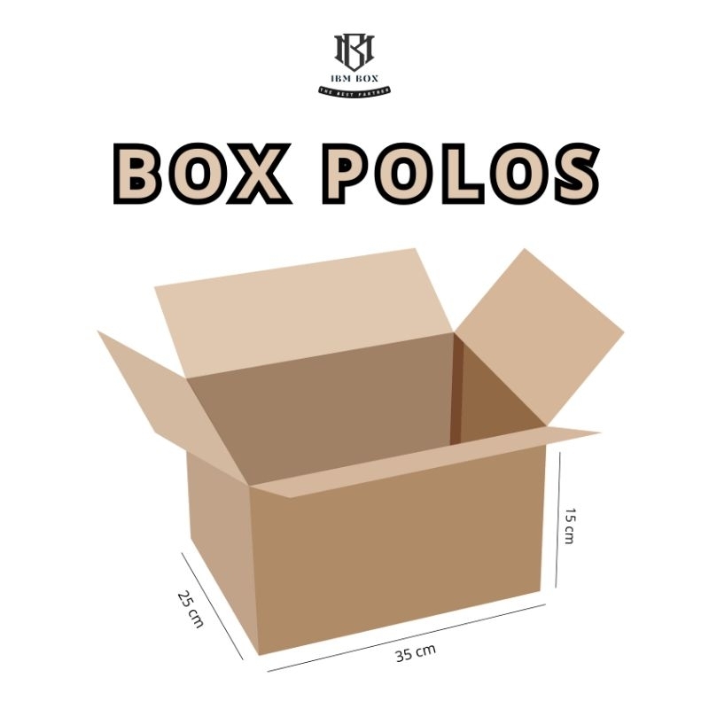 

kardus polos box standart pxlxt / 35x25x15