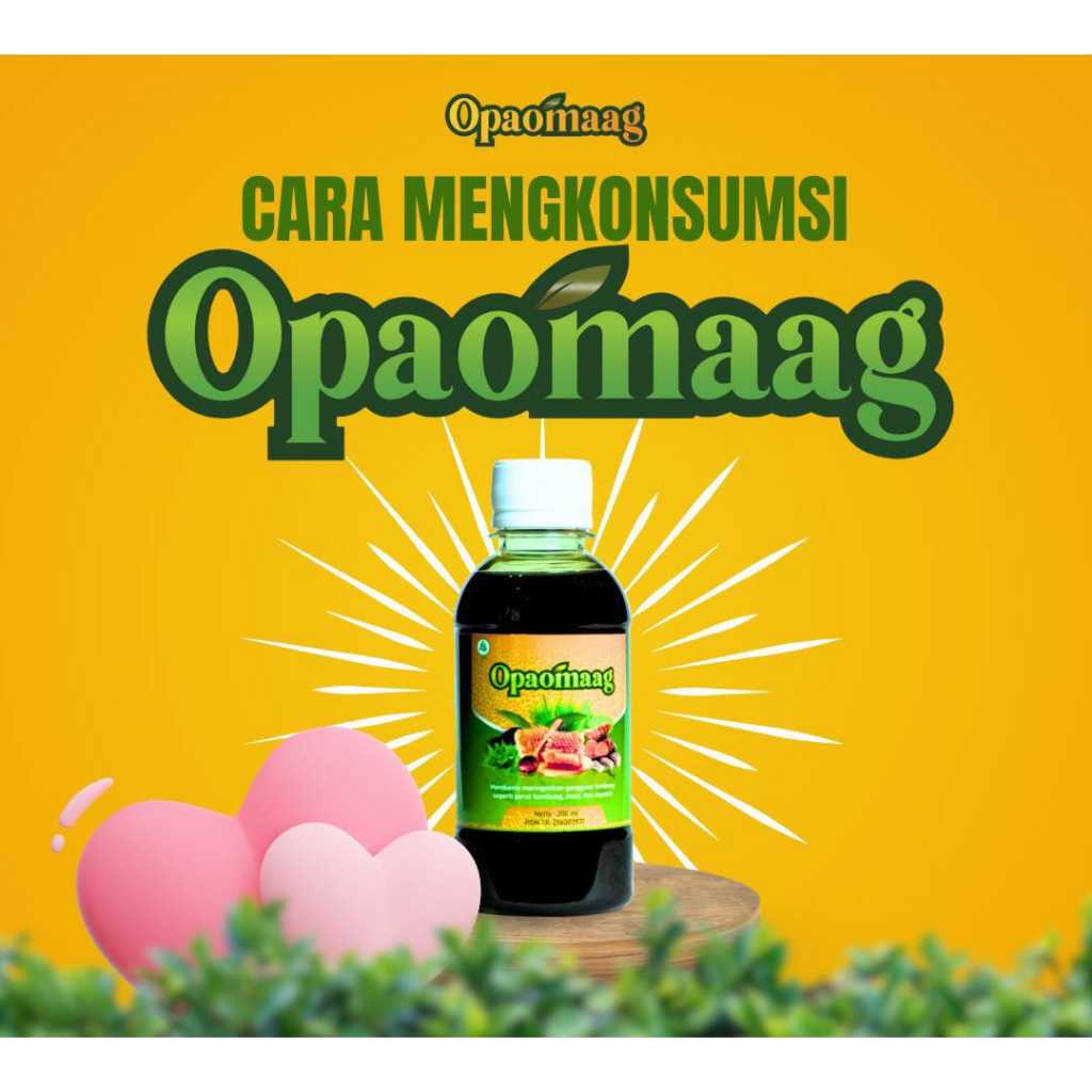 

OPAOMAAG MADU HERBAL ALAMI Bantu Atasi Heartburn Iritasi Asam Lambung dan Menambah Nafsu Makan Alami