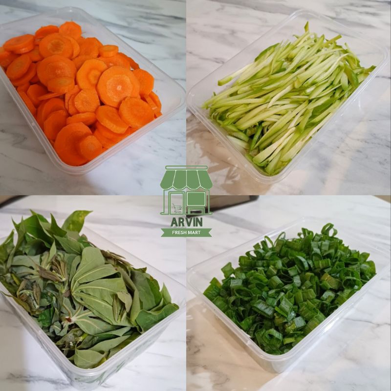 

Sayur potong praktis, meal prep, sayur preparation