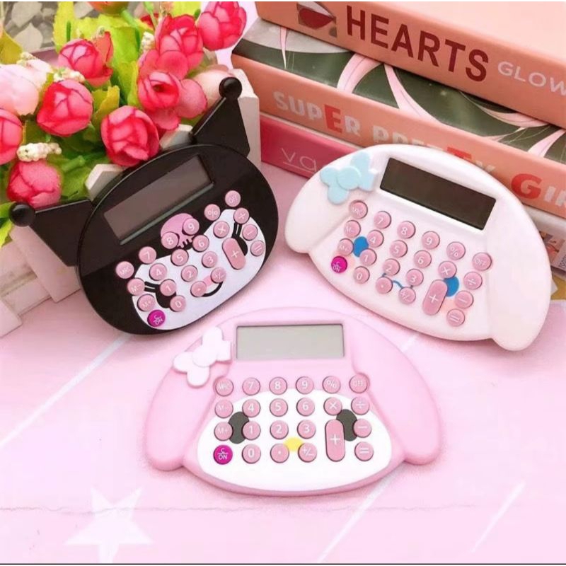

Kalkulator 8 digit portable Sanrio kuromi melody cinnamoroll
