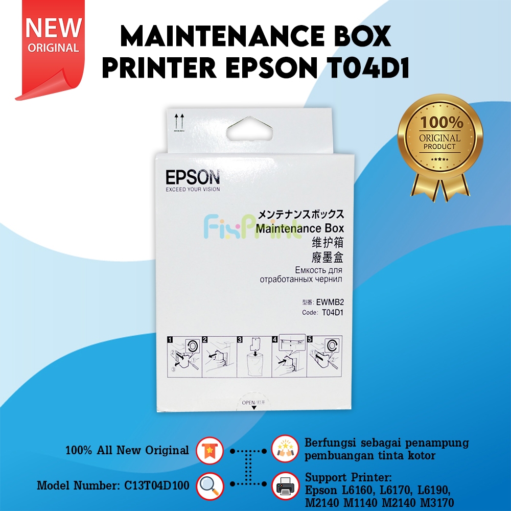 Epson MAINTENANCE BOX C13T04D100 L6000 SERIES / M3170