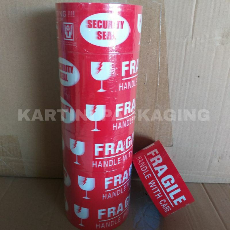 

Isolasi Lakban FRAGILE Merah EXCELINDO