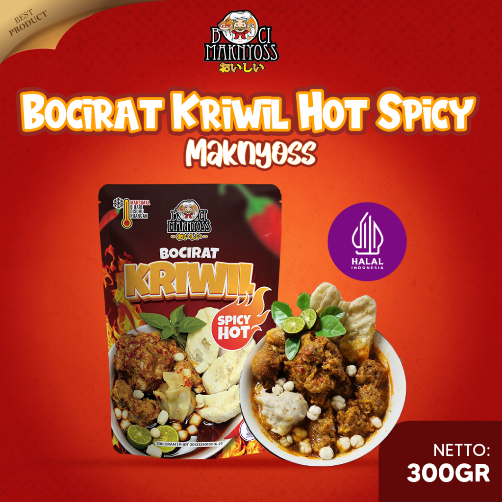 

BOCI MAKNYOSS - BOCIRAT KRIWIL HOT SPICY PEDAS