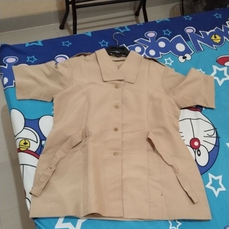 Baju Pramuka Lengan Pendek Wanita SMA XL - Seragama sekolah Pramuka SMA