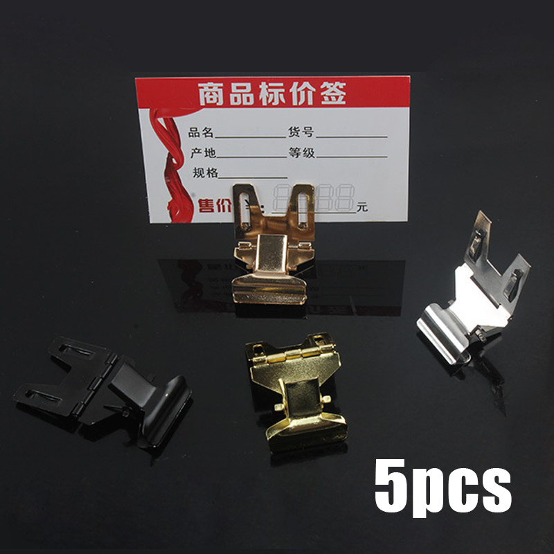 

5pcs Penjepit Price Tag / Pop Stand Holder / Jepitan Label Harga Promo