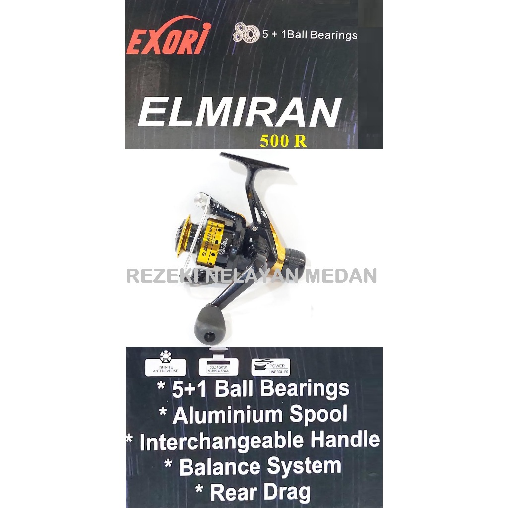 Reel EXORI Elmiran 500 R | Reel EXORI Rear Drag