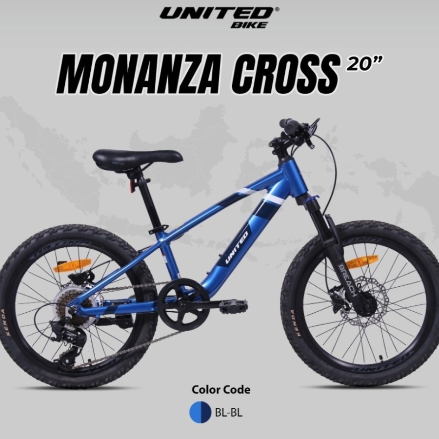 Sepeda MTB 20inch UNITED MONANZA CROSS MTB anak