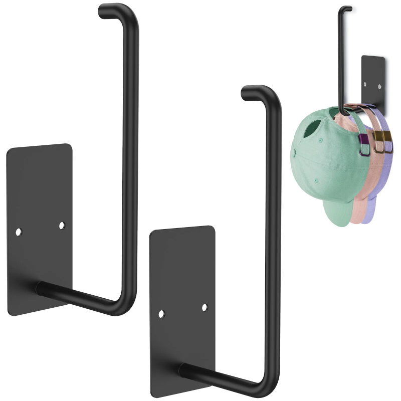 Rak Topi Dinding Tempel Stainless Steel Hat Rack Gantungan Topi Dinding Tempel Rak Gantung Topi
