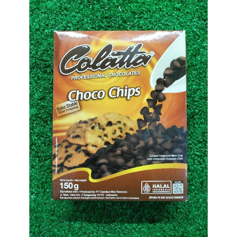 

Colatta Choco Chips Bake Stable Tahan Panggang 150gr Lokal HALAL