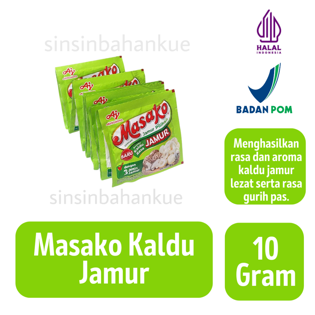 

Masako Kaldu Jamur [10gr x 12pcs]