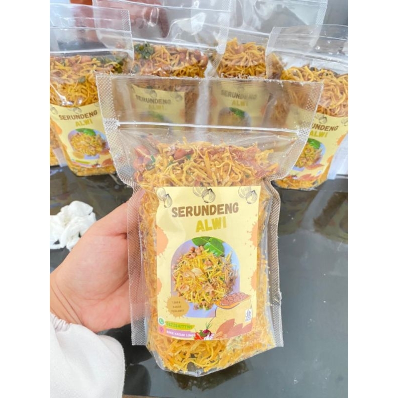 

Serundeng Alwi kemasan 165gram
