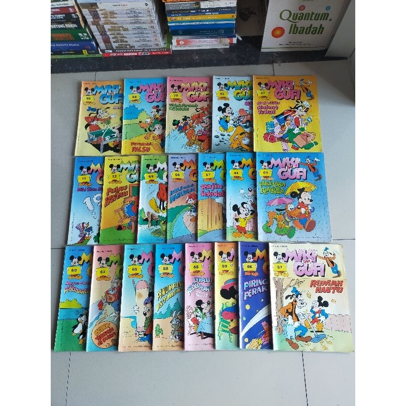 Komik Walt Disney's MIKI Dan GUFI - 20 Pcs