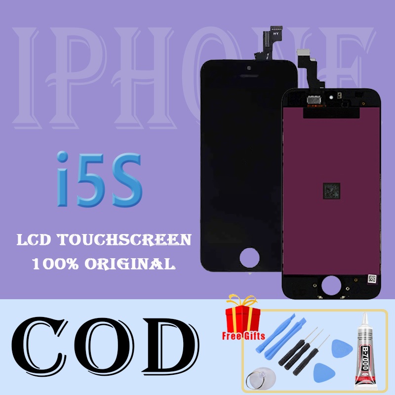 LIVE [ORIGINAL] LCD IPHONE 5S FULLSET TOUCHSCREEN GARANSI RESMI BISA GROSIR