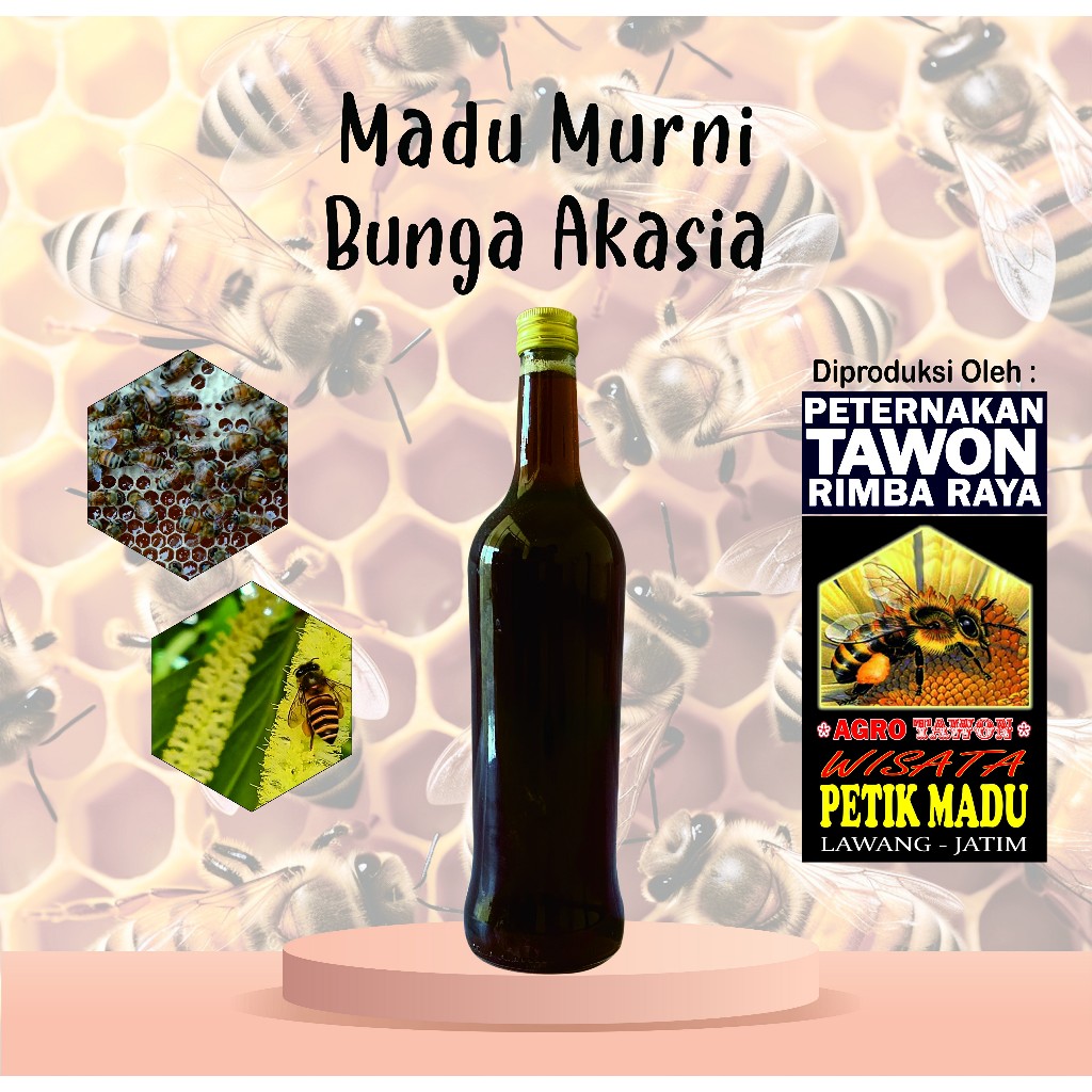 

Madu Asli Murni Akasia Carva Carpa 600ml