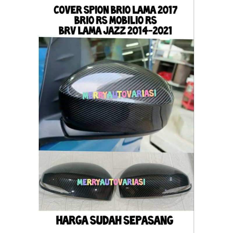 Cover spion Brio 2017 Brio RS Mobilio RS BRV lama jazz 2014-2021 carbon
