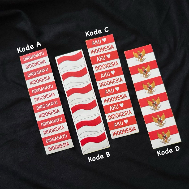 

Sticker Pipi Hut RI - Dirgahayu Indonesia isi 5pcs