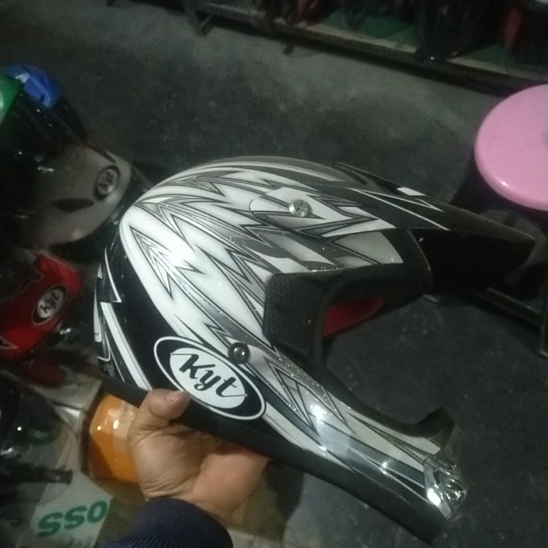 helm kyt cross mulus bekas/seken/second/preloved
