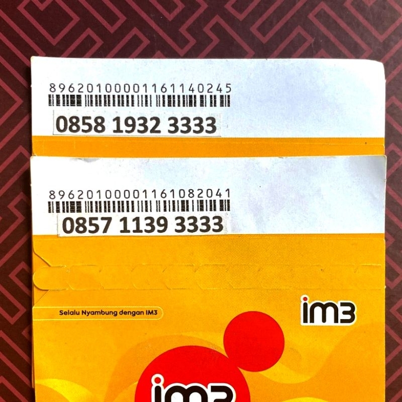 nomor cantik indosat akhiran 3333