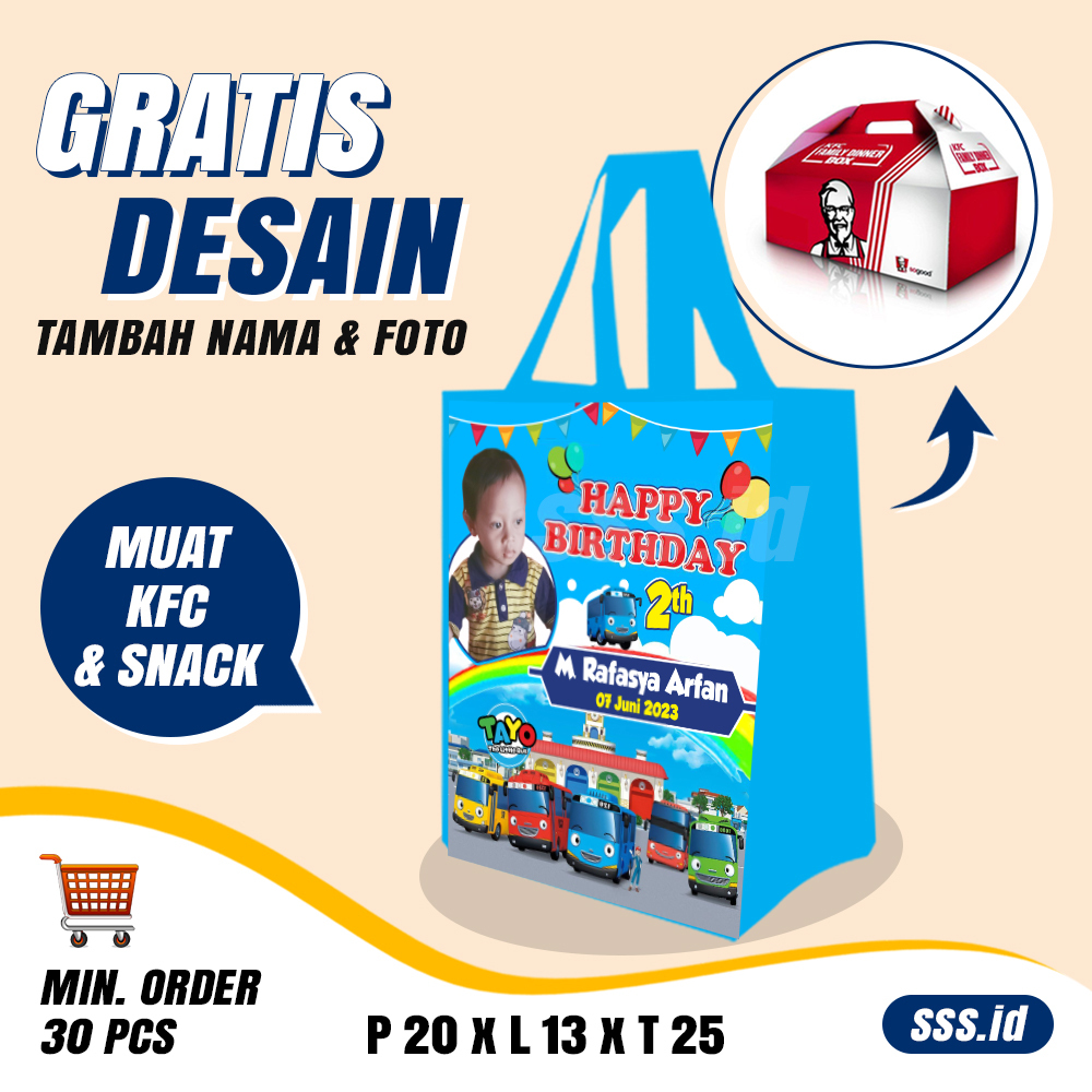 

TAS TAS ULTAH ANAK | TAS SOUVENIR MURAH | TAS ULTAH KARAKTER | TAS ULTAH CUSTOM | TAS ULTAH TAYO