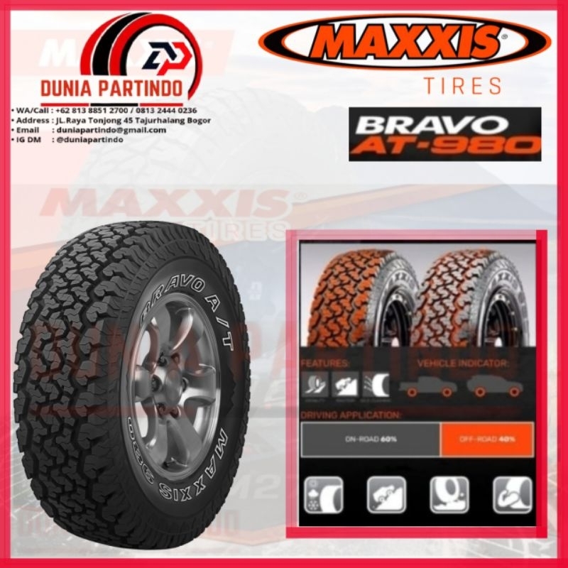 Maxxis Bravo AT980 265/70R17 ban mobil