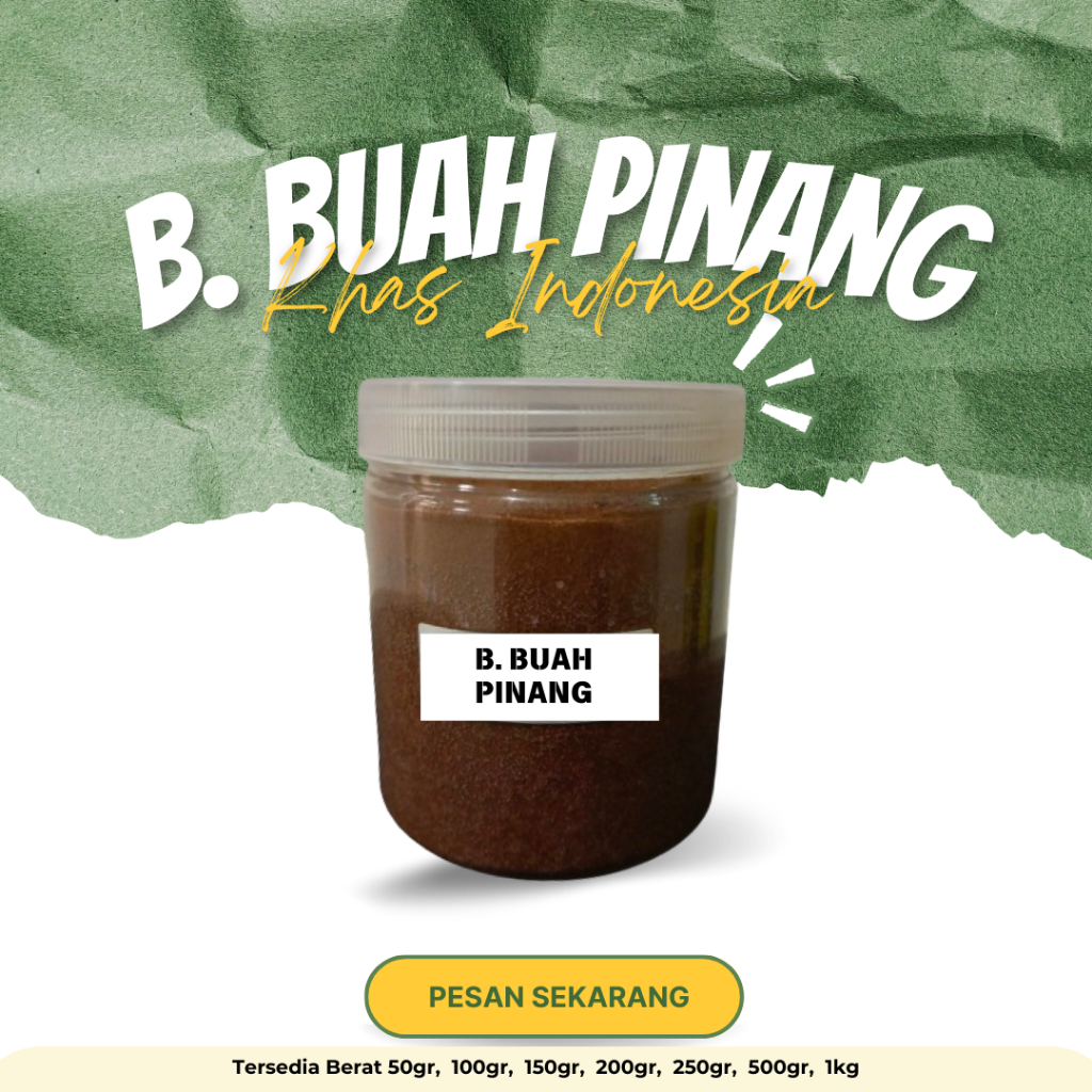 

SERBUK BUBUK HERBAL ALAMI BUAH PINANG