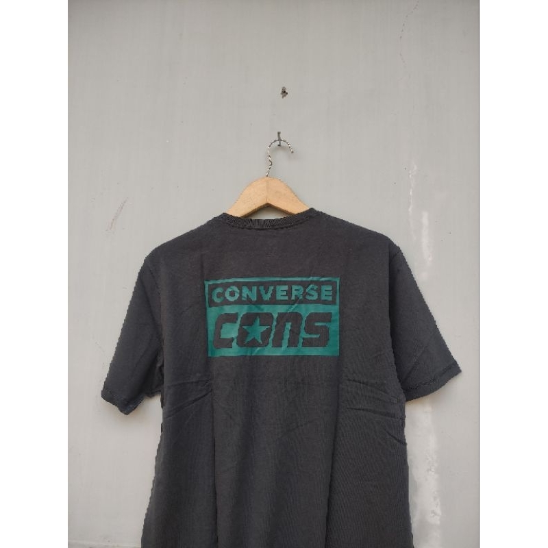 T-shirt Converse CONS TEE GREEN BLACK ORIGINAL RESMI PT MAP MURAH