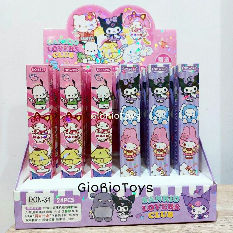 

Pulpen Pen Gel Mekanik Blind Box Pena Sanrio / Ballpoint Sanrio / Bolpen Sanrio / Stationery Sanrio Alat Tulis