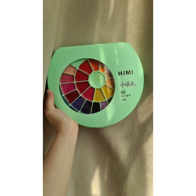 

Preloved & Brand New Drawing Tools/Alat Melukis - Miya Himi Semi Moist Watercolor/Miniso Metallic Colour Pencil