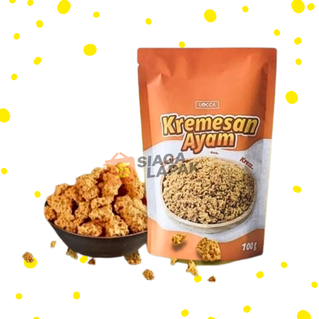 

Kremesan Ayam 100gr Locca Taburan Kremes Ori