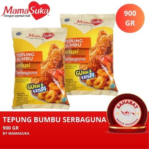 

[2 PCS] Tepung Bumbu Serbaguna Mamasuka 900 gr