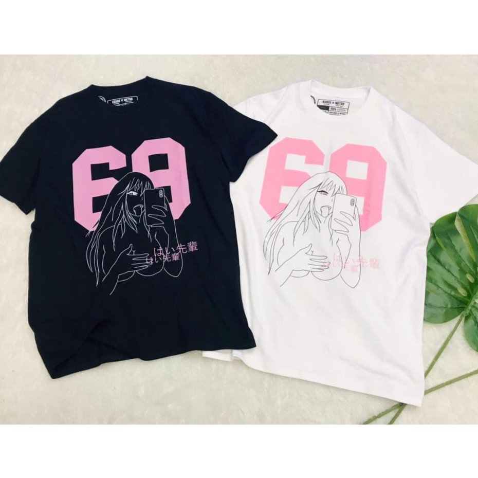 Kaos Ahega0 Kawaii Tshirt Ahega0 Waifu Wibu Isekai 69 Lewd Girl Selfie Hentai Premium