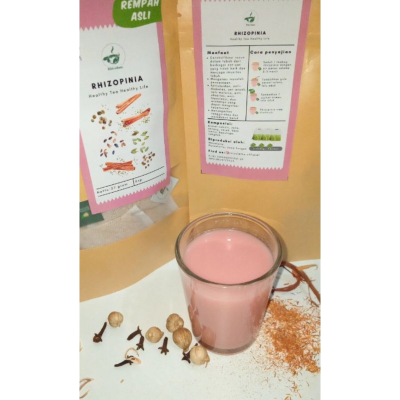 

Rhizolatte (Minuman Rempah Bubuk)