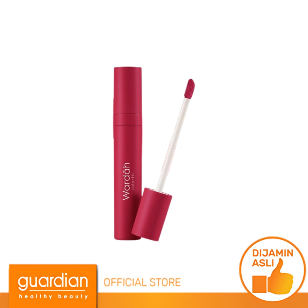 WARDAH Colorfit Velvet Matte Lip Mousse 4g Lip Cream - 07 Red Pioneer