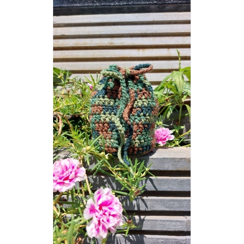 Mini Pouch Rajut