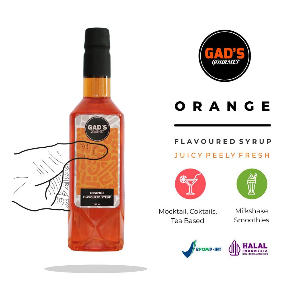 

Syrup Orange Gad's Gourmet 750ml