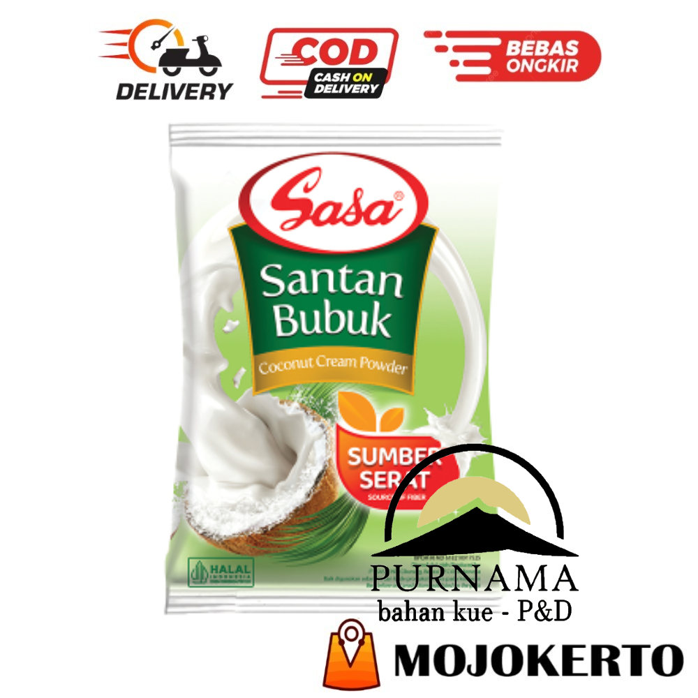 

SASA SANTAN BUBUK 20GR COCONUT MILK CREAM POWDER TEPUNG SANTEN MASAK KRIM KELAPA TUA SASET HALAL